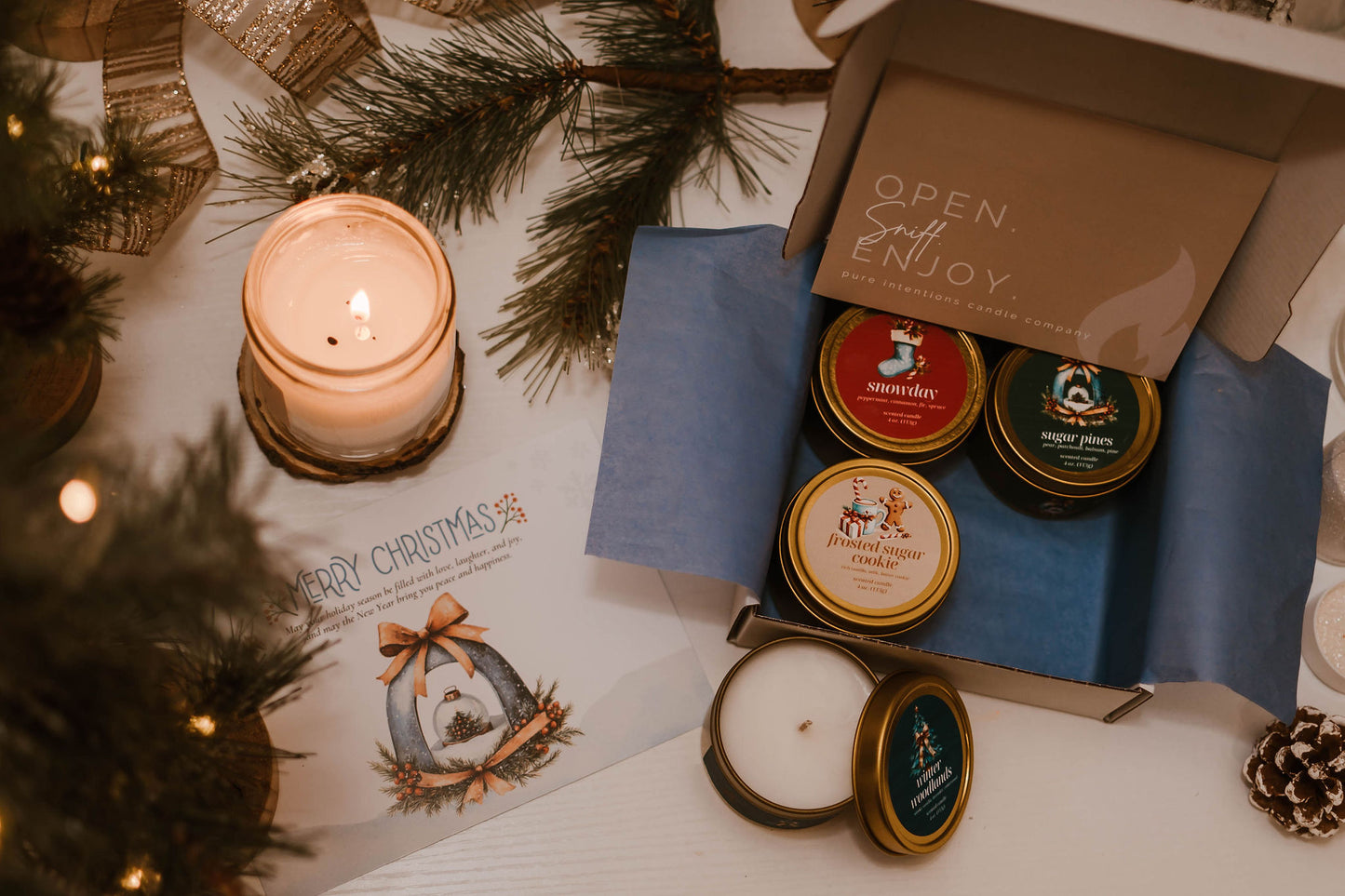 Frosted Holiday Gift Set