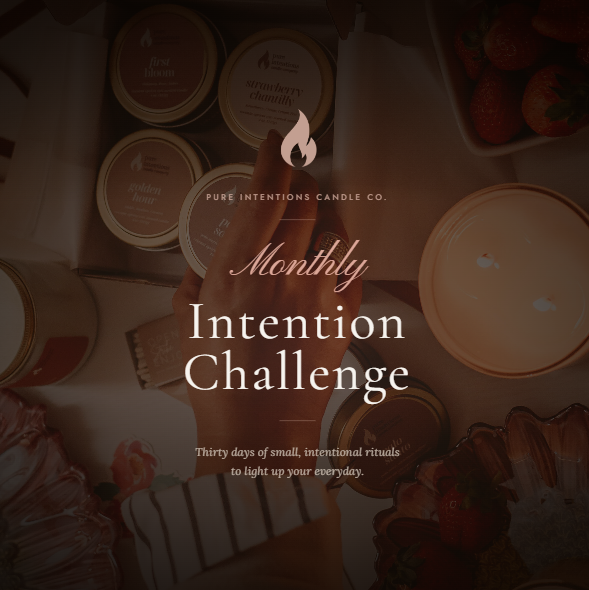 December Intention Challenge printable cover