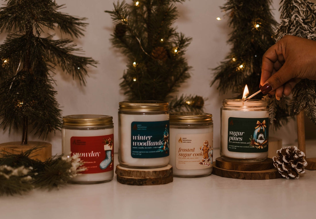 Setting the Scene: The Ultimate Guide to Holiday Candle Ambiance - Pure Intentions Candle Company