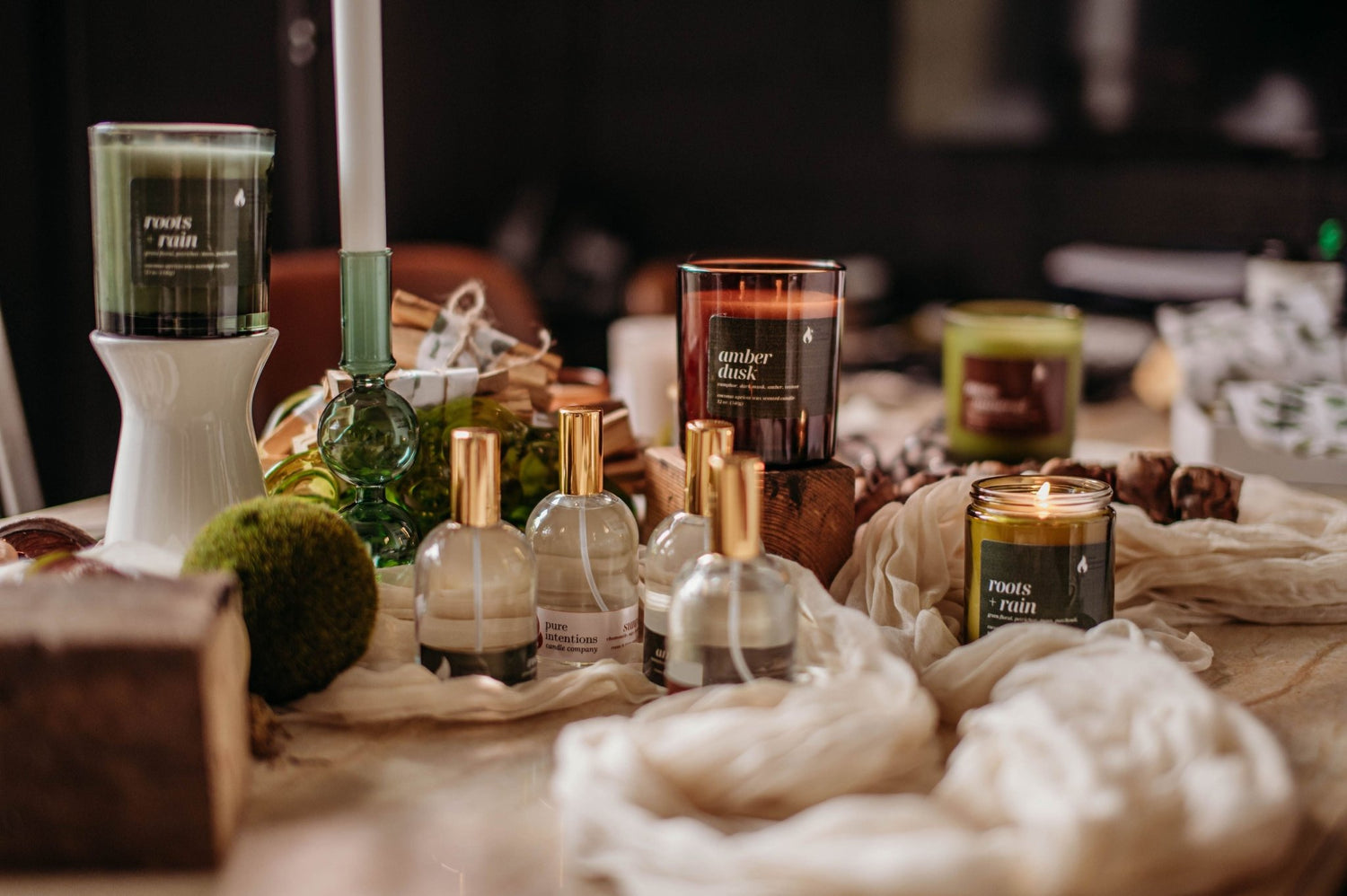 Roots + Rain - Pure Intentions Candle Company