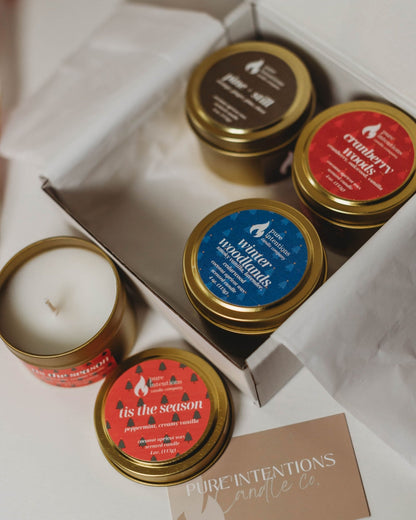 Holiday Bliss Discovery Set - Pure Intentions Candle Company